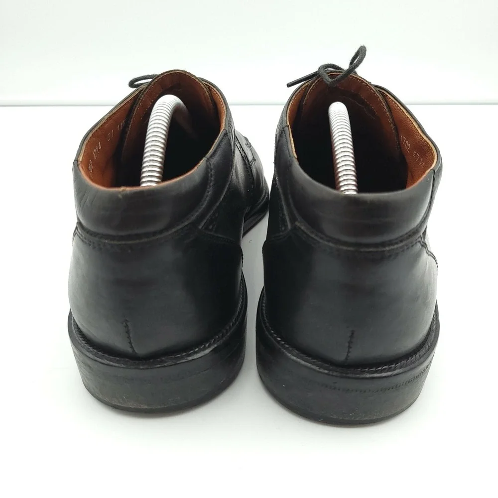 Cable & Company Oxford Shoes‎ Mens 11 1/3D  Italy Black Leather Butcher Toe